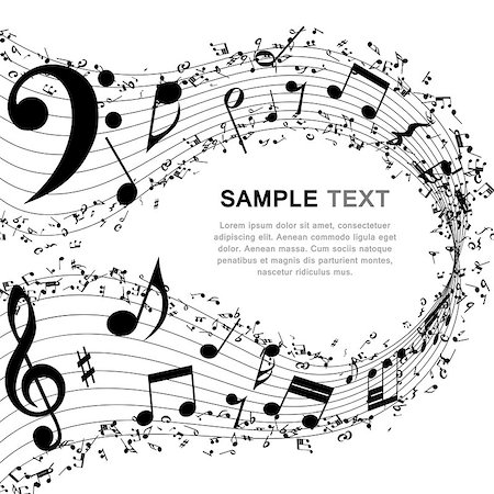 simsearch:400-07486457,k - Musical background. EPS 10 vector illustration without transparency. Stock Photo - Budget Royalty-Free & Subscription, Code: 400-08137847