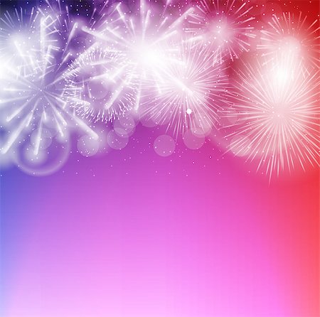 simsearch:400-06416200,k - Vector Illustration of Fireworks, Salute on a Dark Background EPS10 Stock Photo - Budget Royalty-Free & Subscription, Code: 400-08138586