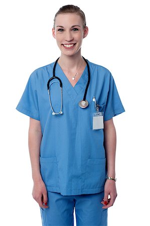 simsearch:400-08131186,k - Young pretty female doctor posing Stock Photo - Budget Royalty-Free & Subscription, Code: 400-08130685