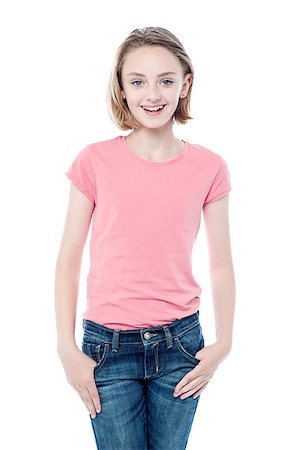 smart poses of teenager girl - Young beautiful girl posing with her modern outfit Stock Photo - Budget Royalty-Free & Subscription, Code: 400-08131198