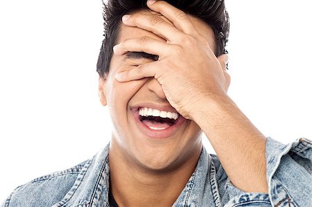 simsearch:400-04382028,k - Close up portrait of  laughing young man Photographie de stock - Aubaine LD & Abonnement, Code: 400-08131400