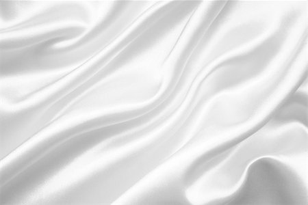 simsearch:400-04648075,k - Smooth elegant white silk or satin can use as wedding background Stock Photo - Budget Royalty-Free & Subscription, Code: 400-08131490