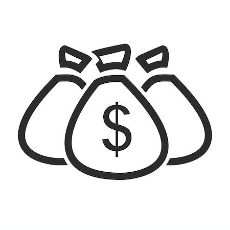 simsearch:649-08125861,k - Money, bag, cash, sack icon vector image. Can also be used for ecommerce, shopping, business. Suitable for web apps, mobile apps and print media. Stock Photo - Budget Royalty-Free & Subscription, Code: 400-08131989