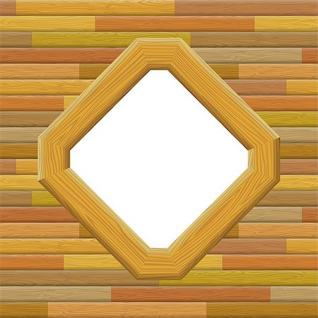 simsearch:400-05287751,k - Wooden Frame on a Wall with Empty White Space, Background for Your Image or Text. Vector Fotografie stock - Microstock e Abbonamento, Codice: 400-08132107