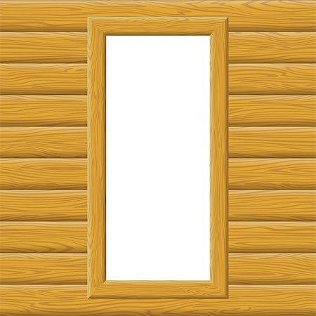 simsearch:400-05287751,k - Wooden Frame on a Wall with Empty White Space, Background for Your Image or Text. Vector Fotografie stock - Microstock e Abbonamento, Codice: 400-08132122