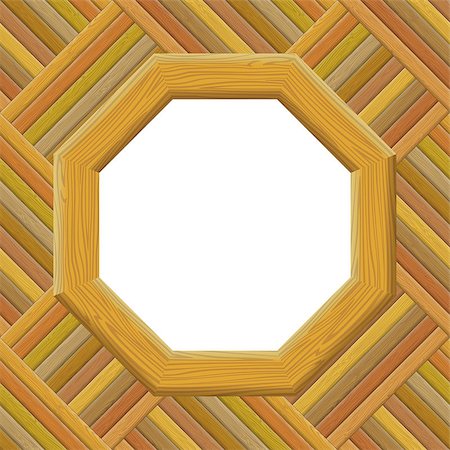 simsearch:400-05287751,k - Wooden Frame on a Wall with Empty White Space, Background for Your Image or Text. Vector Fotografie stock - Microstock e Abbonamento, Codice: 400-08132123