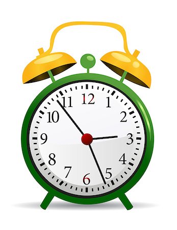 simsearch:400-04690033,k - Clock vector illustration Stock Photo - Budget Royalty-Free & Subscription, Code: 400-08132155