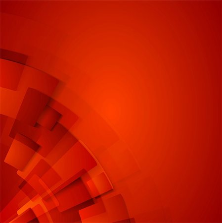 simsearch:400-08135278,k - Abstract red technology background. Vector design Stock Photo - Budget Royalty-Free & Subscription, Code: 400-08132869