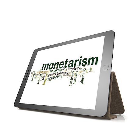 simsearch:400-04644175,k - Monetarism word cloud on tablet image with hi-res rendered artwork that could be used for any graphic design. Stock Photo - Budget Royalty-Free & Subscription, Code: 400-08133352