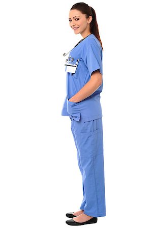 simsearch:400-08131186,k - Full length shot of an expert physician isolated over white Stock Photo - Budget Royalty-Free & Subscription, Code: 400-08154290