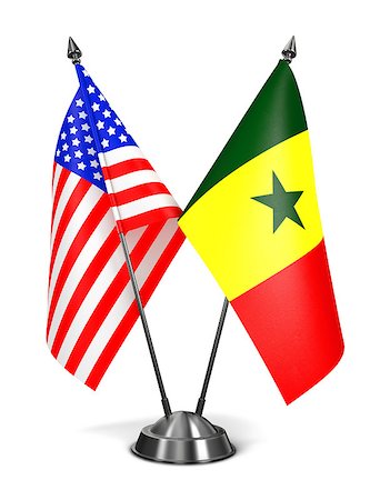 simsearch:400-08160601,k - USA and Senegal - Miniature Flags Isolated on White Background. Photographie de stock - Aubaine LD & Abonnement, Code: 400-08154780