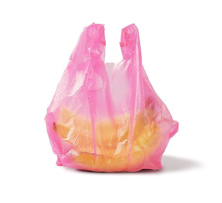 fruit in plastic bag - Bunch of Banana in Red Plastic Bag on White Background Stock Photo - Budget Royalty-Free & Subscription, Code: 400-08155007