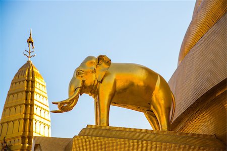 The monument to the elephant which is the capital of Thailand in Bangkok city Stock Photo - Budget Royalty-Free & Subscription, Code: 400-08155270