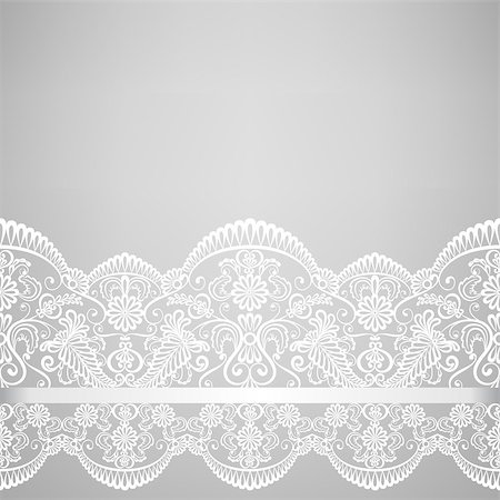 simsearch:400-08022685,k - Wedding invitation or greeting card with lace border Stock Photo - Budget Royalty-Free & Subscription, Code: 400-08155649