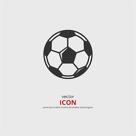deniskolt (artist) - Soccer ball icon. Vector illustration. Black silhouette Foto de stock - Royalty-Free Super Valor e Assinatura, Número: 400-08157150