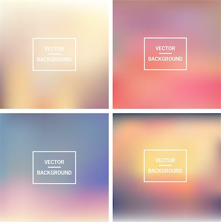 Abstract colorful blurred vector backgrounds.  Elements for your website or presentation. Foto de stock - Royalty-Free Super Valor e Assinatura, Número: 400-08158160