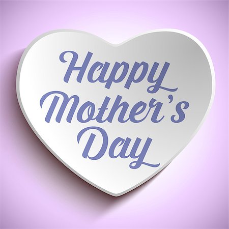 simsearch:400-08779771,k - Vector - Happy Mother Day Heart Background Stock Photo - Budget Royalty-Free & Subscription, Code: 400-08158634