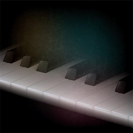 simsearch:400-04767338,k - abstract grunge music dark background with piano keys Stockbilder - Microstock & Abonnement, Bildnummer: 400-08159098