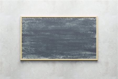empty classroom wall - blank blackboard on the wall Stock Photo - Budget Royalty-Free & Subscription, Code: 400-08159297