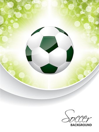 simsearch:400-08372849,k - Abstract soccer brochure design with bursting ball Stock Photo - Budget Royalty-Free & Subscription, Code: 400-08159589