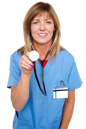 simsearch:400-08131186,k - Experienced medical expert in uniform is ready to examine a patient. Foto de stock - Royalty-Free Super Valor e Assinatura, Número: 400-08152099