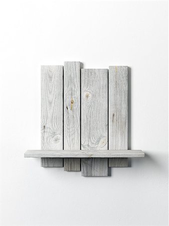 simsearch:400-04376130,k - modern wooden bookshelf on the white wall Stock Photo - Budget Royalty-Free & Subscription, Code: 400-08152428