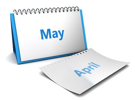 simsearch:400-05880553,k - 3d illustration of folding calendar with may month page Photographie de stock - Aubaine LD & Abonnement, Code: 400-08152460
