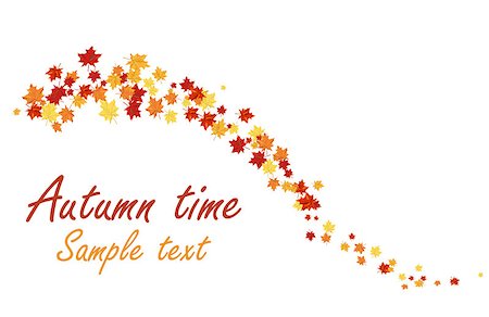 simsearch:400-07675553,k - Autumn copy-space frame with maple leaves Stock Photo - Budget Royalty-Free & Subscription, Code: 400-08164507