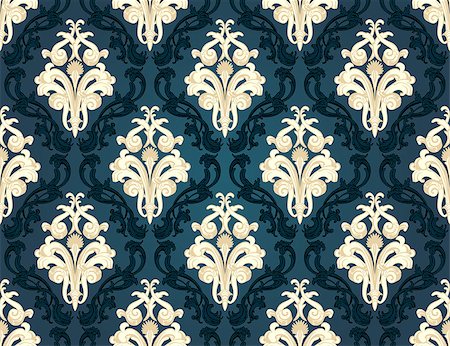 simsearch:400-08164930,k - Colorful  seamless damask ornate  pattern Stock Photo - Budget Royalty-Free & Subscription, Code: 400-08164924