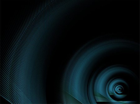 blue abstract fractal spiral pattern on black background Foto de stock - Super Valor sin royalties y Suscripción, Código: 400-08165714