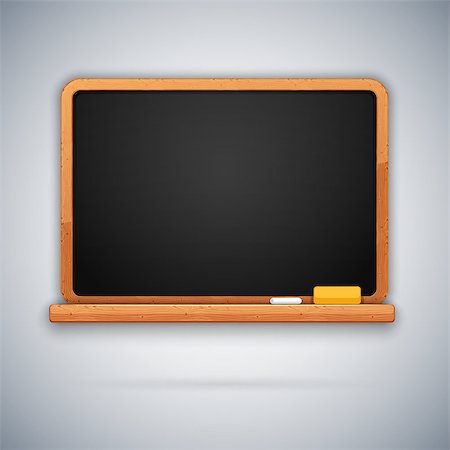 simsearch:400-08166124,k - School Blackboard. Clipping paths included in JPG file. Fotografie stock - Microstock e Abbonamento, Codice: 400-08166124