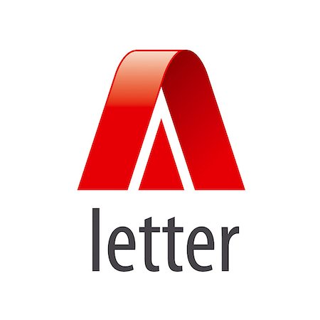 Abstract vector logo red letter A Stock Photo - Budget Royalty-Free & Subscription, Code: 400-08166610