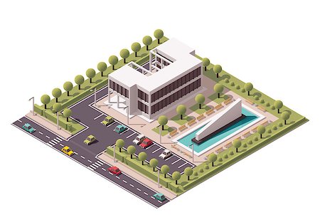 simsearch:400-08296264,k - Isometric icon set representing office building Stock Photo - Budget Royalty-Free & Subscription, Code: 400-08166669