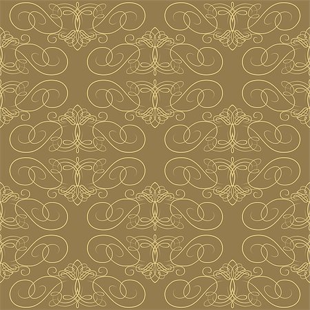 firin (artist) - Seamless texture with vintage calligraphical elements. Vector pattern Foto de stock - Super Valor sin royalties y Suscripción, Código: 400-08167064