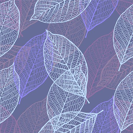 firin (artist) - Seamless texture with vintage ornamental leaves. Vector pattern Foto de stock - Super Valor sin royalties y Suscripción, Código: 400-08167067