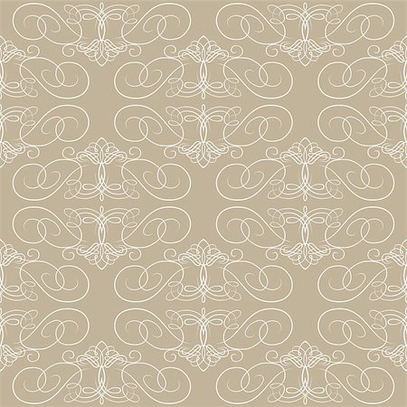 firin (artist) - Seamless texture with vintage calligraphical elements. Vector pattern Foto de stock - Super Valor sin royalties y Suscripción, Código: 400-08167063