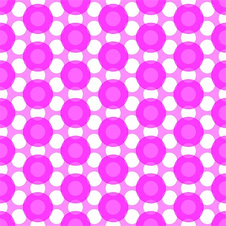 simsearch:400-07053213,k - Pink vector seamless pattern with translucent polka dots Stock Photo - Budget Royalty-Free & Subscription, Code: 400-08160349