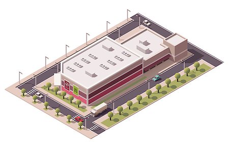 simsearch:400-08710651,k - Vector isometric shopping mall building icon Photographie de stock - Aubaine LD & Abonnement, Code: 400-08161650