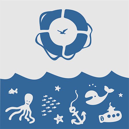 sous-marin (vaisseau) - Set of Vector Symbol Sea Eps 8 file format Photographie de stock - Aubaine LD & Abonnement, Code: 400-08163210
