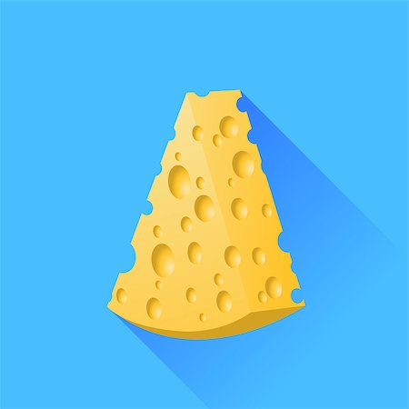 parmesan cheese pieces isolated - Piece of Yellow Cheese on Blue Background Stock Photo - Budget Royalty-Free & Subscription, Code: 400-08163655