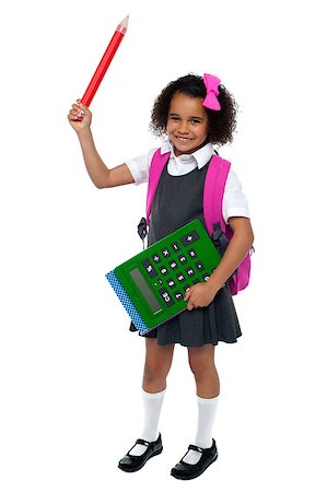 Charming African school kid is all set to attend school. Stock Photo - Budget Royalty-Free & Subscription, Code: 400-08185565