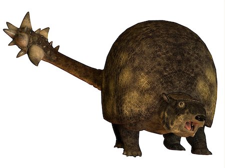 Glyptodont was a large herbivorous mammal that lived in the Pleistocene Period of North and South America. Stock Photo - Budget Royalty-Free & Subscription, Code: 400-08186396