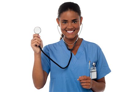 simsearch:400-08131186,k - Young medical expert in uniform is ready to examine a patient. Stock Photo - Budget Royalty-Free & Subscription, Code: 400-08187363