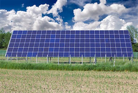 simsearch:693-03312761,k - Photovoltaic Solar Panel on the Field Stock Photo - Budget Royalty-Free & Subscription, Code: 400-08188626