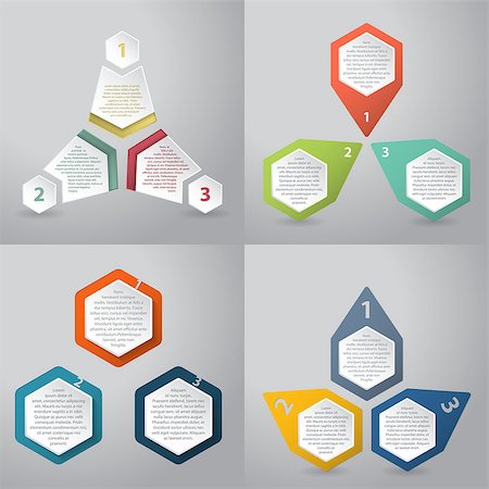 simsearch:400-08707424,k - Abstract infographics background design with hexagon elements Stock Photo - Budget Royalty-Free & Subscription, Code: 400-08189515