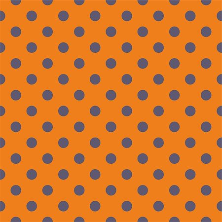 simsearch:400-07428310,k - Tile vector pattern with grey polka dots on orange background for seamless decoration wallpaper Stock Photo - Budget Royalty-Free & Subscription, Code: 400-08189944