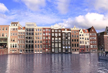 Old house in Damrak district, in Amsterdam, Netherlands Stock Photo - Budget Royalty-Free & Subscription, Code: 400-08194736