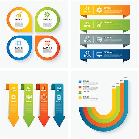 set of infographic templates Stock Photo - Budget Royalty-Free & Subscription, Code: 400-08194932