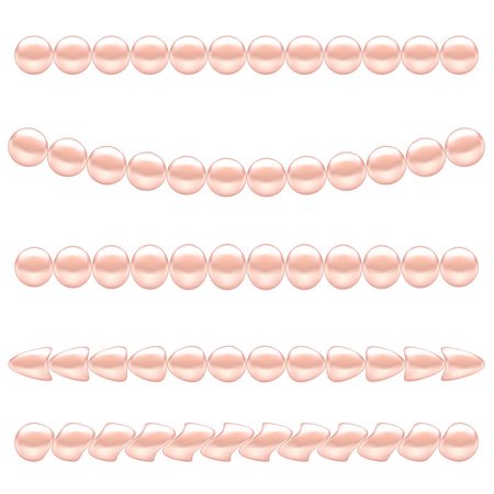 string of pearls for wedding - Pink Pearl Necklace Isolated on White Background. Stock Photo - Budget Royalty-Free & Subscription, Code: 400-08195008