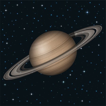 simsearch:614-06813422,k - Space background, realistic planet Saturn and stars. Elements of this image furnished by NASA (http://solarsystem.nasa.gov). Eps10, contains transparencies. Vector Stock Photo - Budget Royalty-Free & Subscription, Code: 400-08195398